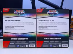 LOT OF 2 - Pokemon Scarlet & Violet Prismatic Evolutions Binder Collection Box - Image 2