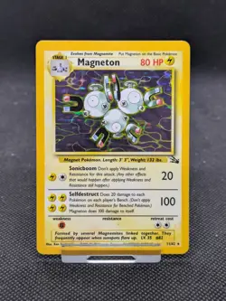Magneton 11/62 Holo Fossil Set Pokemon Card WOTC LP-NM - Image 1