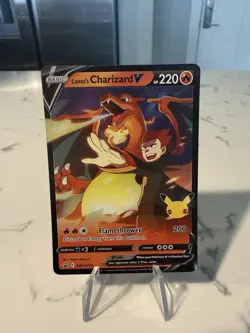Lance's Charizard V SWSH133 Celebrations Black Star Promo Pokemon TCG NM - Image 1