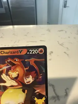Lance's Charizard V SWSH133 Celebrations Black Star Promo Pokemon TCG NM - Image 3