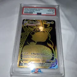 2022 POKEMON SWORD & SHIELD LOST ORIGIN #TG29 FULL ART/PIKACHU VMAX PSA 10 - Image 4
