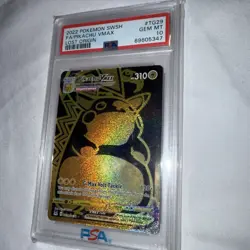 2022 POKEMON SWORD & SHIELD LOST ORIGIN #TG29 FULL ART/PIKACHU VMAX PSA 10 - Image 5
