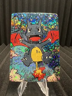 Charizard - Pack Hit Holo - First Print PokeDoodly Fan Art - Pokemon - Image 1