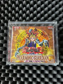 Yu-Gi-Oh! Pharaonic Guardian box HOBBY 1st Edition english 2003 Rare - Image 1
