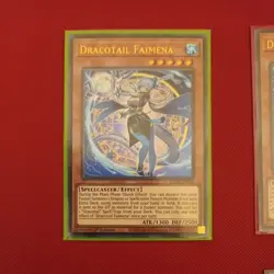 Dracotail Faimena Yu-Gi-Oh! JUSH-EN002 1st Ultra Rare X 1 - Image 3