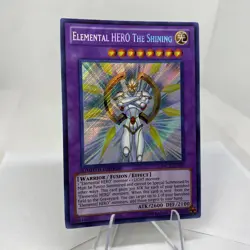 Yugioh Elemental HERO The Shining PRC1-ENV01 Secret Rare Near Mint - Image 5