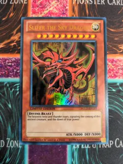 Yu-Gi-Oh! Slifer the Sky Dragon YGLD-ENG01 Limited Ultra Rare NM - Image 1