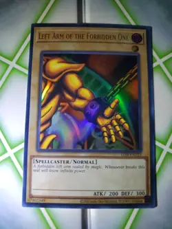 Yu-Gi-Oh! TCG LEFT ARM OF THE FORBIDDEN ONE NM LOB-EN123 - Image 1