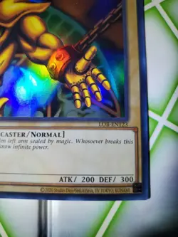 Yu-Gi-Oh! TCG LEFT ARM OF THE FORBIDDEN ONE NM LOB-EN123 - Image 4