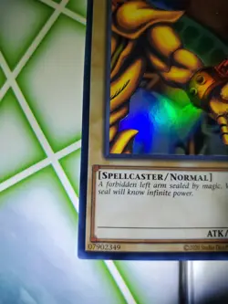 Yu-Gi-Oh! TCG LEFT ARM OF THE FORBIDDEN ONE NM LOB-EN123 - Image 5