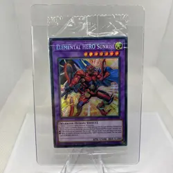 Yugioh Elemental HERO Sunrise LDS3-EN104 Secret Rare Sealed / OVP - Image 1