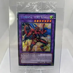 Yugioh Elemental HERO Sunrise LDS3-EN104 Secret Rare Sealed / OVP - Image 2
