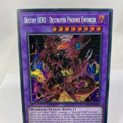 Yugioh Destiny HERO - Destroyer Phoenix Enforcer MP22-EN209 1. ED Secret Rare NM - Image 2