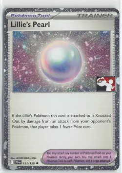 Pokemon Prize Pack Series Cards Stamped Foil Uncommon #151/159 Lillie's Pearl - Image 1