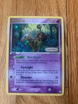 Pokemon Card Girafarig EX Legend Maker 16 Regular Rare Lightly Played - Image 1