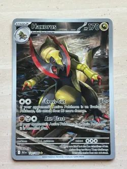 Haxorus 147/086 Illustration Rare Black Bolt Pokemon TCG Cards - Image 1