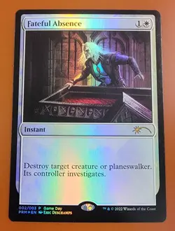 1x Fateful Absence | FOIL Promo Game Day | MTG Magic Cards - Image 1