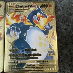 Pokemon Charizard pikachu Metal 5 Cards - Image 4