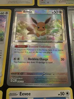 Eevee Pokemon TCG Lot of 8 Cards (Prismatic Masterball) - Image 2