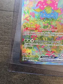 Venusaur EX 198/165 illustration Rare Pokemon 151 Card English Near MINT - Image 5
