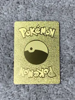 Pokemon Super Fire-breathing Dragon HP132540 Ltd Ed Gold Foil Fan Art Card - Image 2