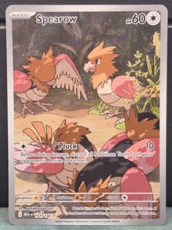Spearow Illustration Rare 151/132 Mega Evolution Pokemon TCG Near Mint Card NM - Image 1