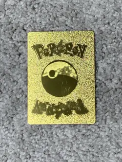Pokemon Unique Ditto VMax HP320 Hi-Gloss Gold Foil Fan Art Card LP - Image 2