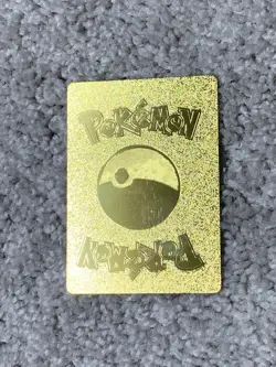 Pokemon Unique Ditto VMax HP320 Hi-Gloss Gold Foil Fan Art Card LP - Image 3