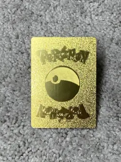 Pokemon Unique Lycanroc VMax HP320 Hi-Gloss Gold Foil Fan Art Card LP - Image 2