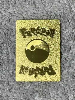 Pokemon Unique Vaporeon VMax HP320 Bubble Pod Hi-Gloss Gold Foil Fan Art Card LP - Image 2