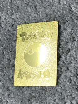 Pokemon Unique Vaporeon VMax HP320 Bubble Pod Hi-Gloss Gold Foil Fan Art Card LP - Image 3