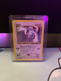 Pokemon TCG Lugia Neo Genesis Holo Rare Card 9/111 - Image 1