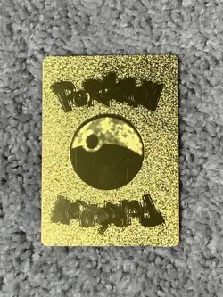 Pokemon Unique Heatran VMax HP330 Magma Gain Hi-Gloss Gold Foil Fan Art Card LP - Image 2