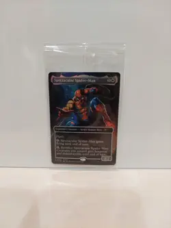 Magic The Gathering Spectacular Spiderman Card Marvel Legends Exclusive - Image 2