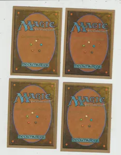 Lot 4 cards FOREST COLLECTOR & INTERNATIONAL EDITION MAGIC MTG US 1993 EX-NM - Image 2
