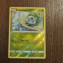 Pokemon Cards Bulbasaur 1/73 Shining Legends Reverse Holo & Common 2017 NM-LP - Image 5