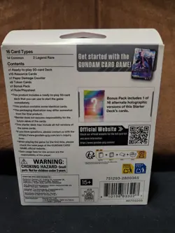 [ENGLISH] - Gundam Card Game Starter Deck: [ST04] SEED Strike - Image 4