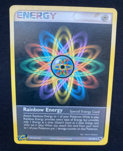 Pokemon Card Energy Rainbow Energy 95/109 EX Ruby & Sapphire Non-Holo Rare (MP) - Image 1