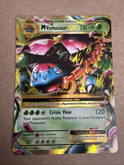 Mega Venusaur EX 2/108 Evolutions XY 2016 Pokemon Card TCG - Image 1