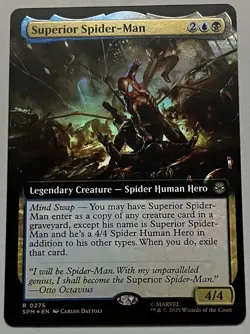MTG Marvel’s Spider-Man Superior Spider-Man Legendary Creature RARE FOIL #0275 - Image 1