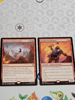 C3273 MAGIC MTG ZENDIKAR RISING KARGAN INTIMIDATOR NAHIRI'S LITHOFORMING LP RARE - Image 1