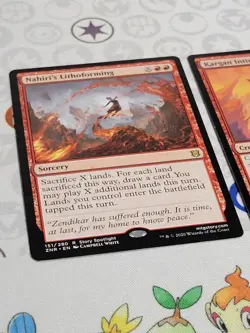 C3273 MAGIC MTG ZENDIKAR RISING KARGAN INTIMIDATOR NAHIRI'S LITHOFORMING LP RARE - Image 3