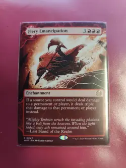 Fiery Emancipation Wilds of Eldraine: Enchanting Tales Regular - Image 1