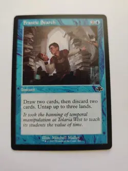 Frantic Search (Retro Frame) Dominaria Remastered Regular MTG - Image 1