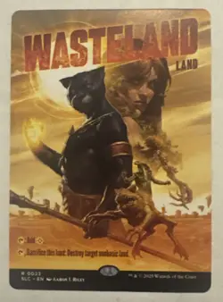 Wasteland Non Foil Secret Lair Encyclopedia Of Magic Near Mint MTG - Image 1