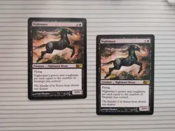 Magic: the Gathering - Core Set 2010 ~ Rare ~ Nightmare x 2 - Image 1