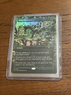 MTG Crop Rotation Foil Secret Lair Encyclopedia Of Magic A-Z - Image 1