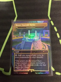MTG Magic The Gathering Master Emerald Command Tower Foil Sonic Secret Lair - Image 1