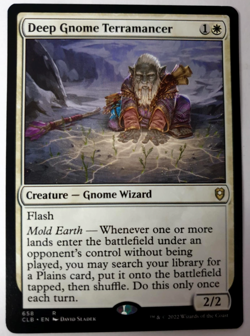 MTG: Battle for Baldur's Gate - Deep Gnome Terramancer - Rare - NM 658 - Image 1
