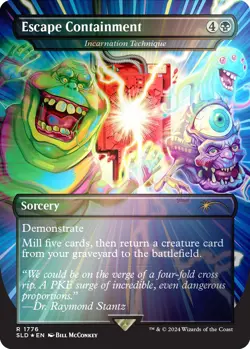 Magic MTG Secret Lair Secret Lair x Ghostbusters: Slimer FOIL - Image 5